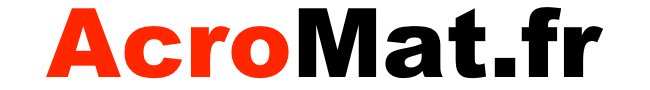 Logo AcroMat – Spécialiste du forage pneumatique et matériel de purge