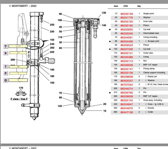 PDF nomenclature pièces détachées sam306 – AcroMat