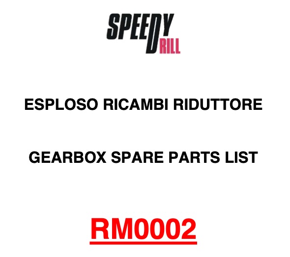 PDF nomenclature pièces détachées reducteur rm0002 – AcroMat